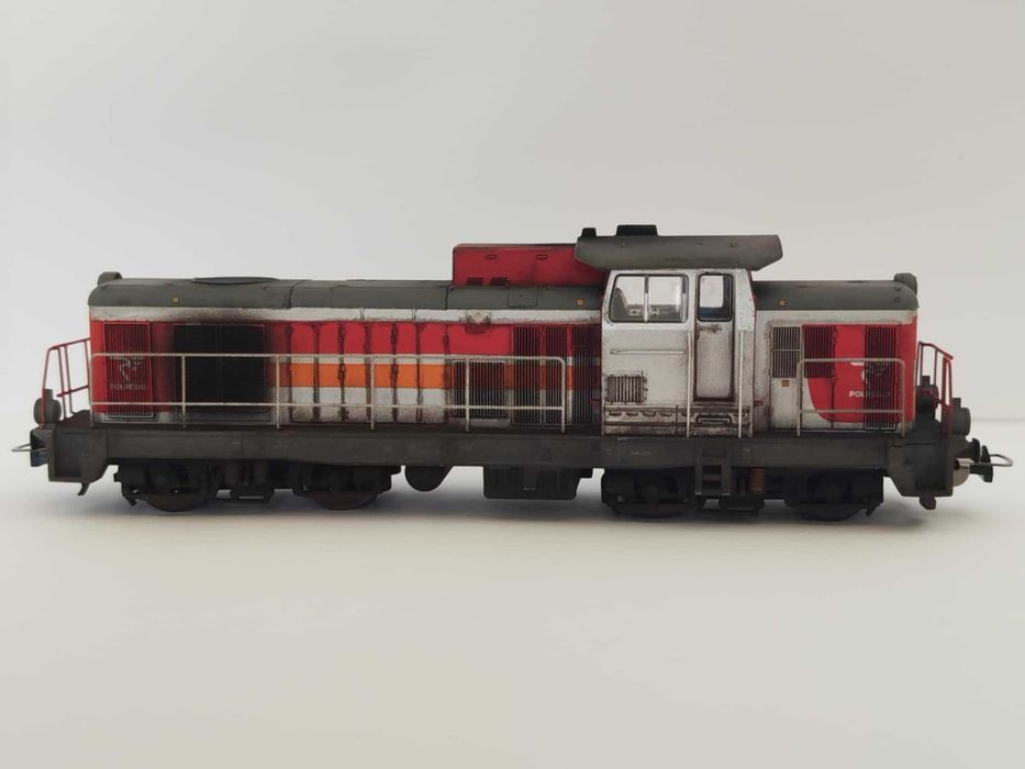 Lokomotywa SM-42 nr 583 PIKO H0 z dekoderem jazdy DCC po patynowaniu