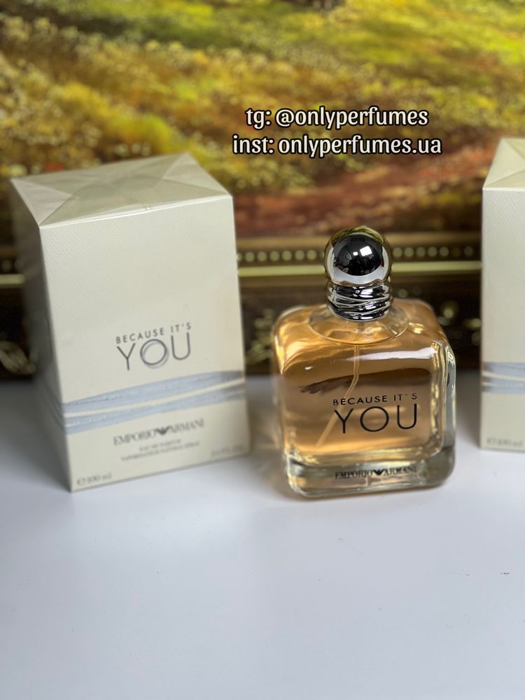 Духи жіночі Armani Because It’s You. Парфюмы женские Армани 100 мл