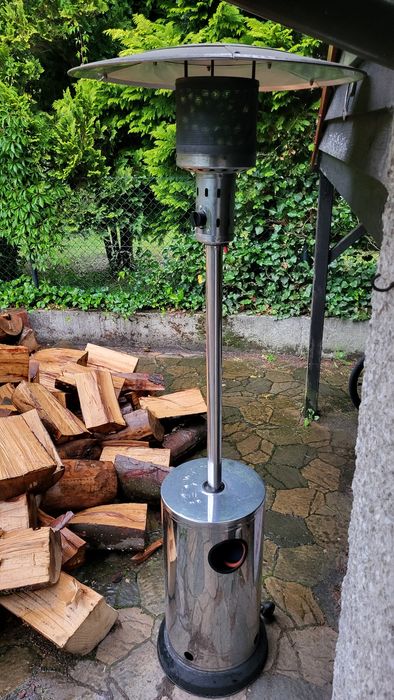 Ogrzewacz Landman gazowy stojący parasol grzewczy / piecyk + butla gaz