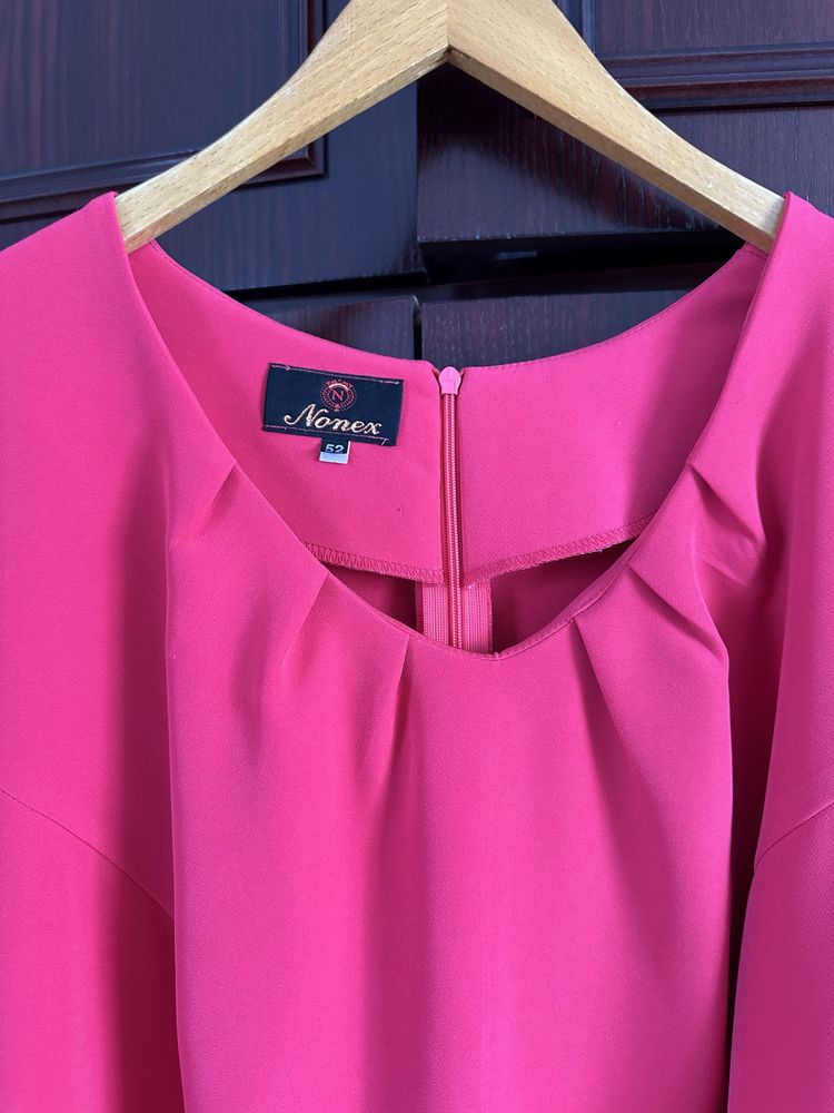 Suknia sukienka wizytowa 52 6XL plus size paskiem pasek komunie wesele