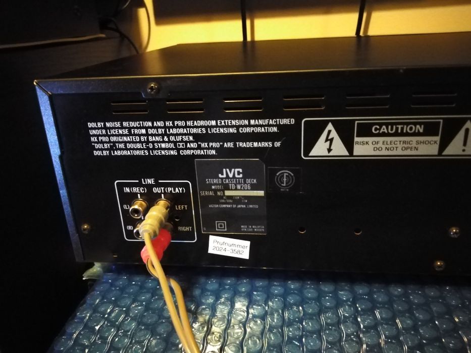 Deck duplo  de cassetes jvc autoreverse