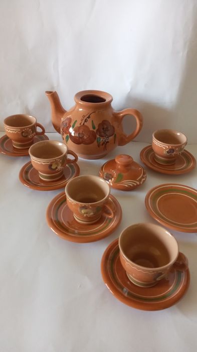 Кувшин  глечик  тарелка чайник майолика керамика ссср