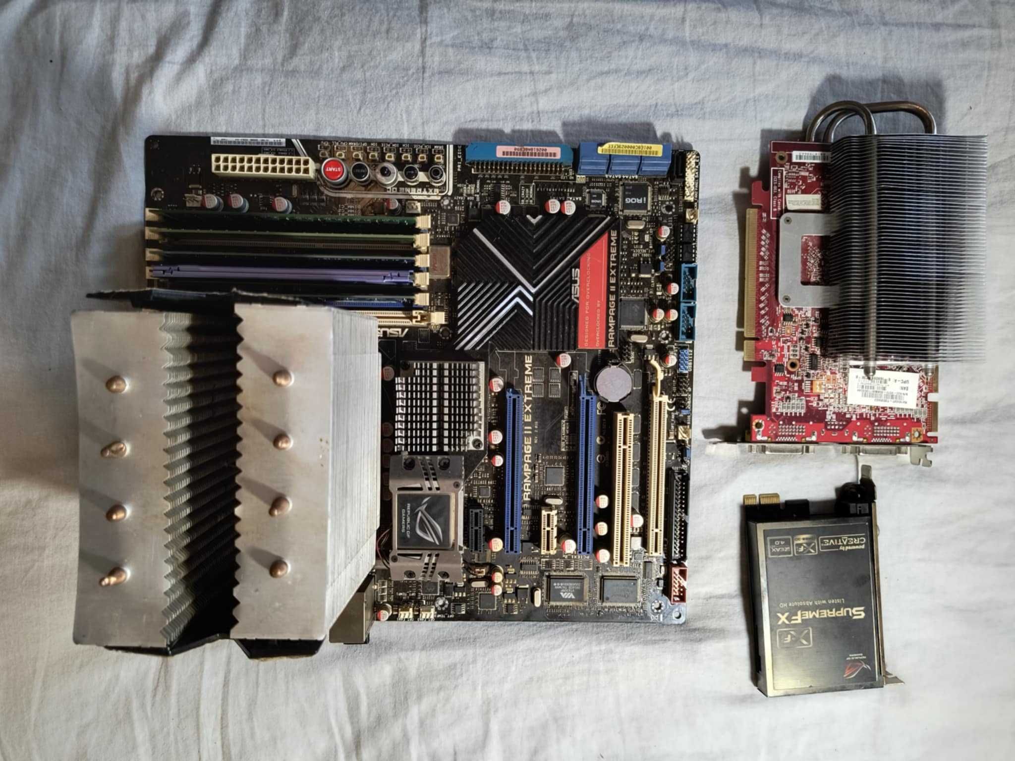 ASUS Rampage II Extreme Intel Core i7-950 MSI RX1650XT, Intel HD Audio