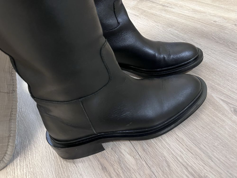 Сапоги Zara труби чоботи демисезон