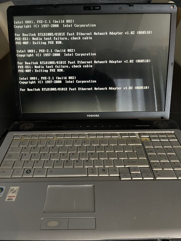 Laptop komputer Toshiba