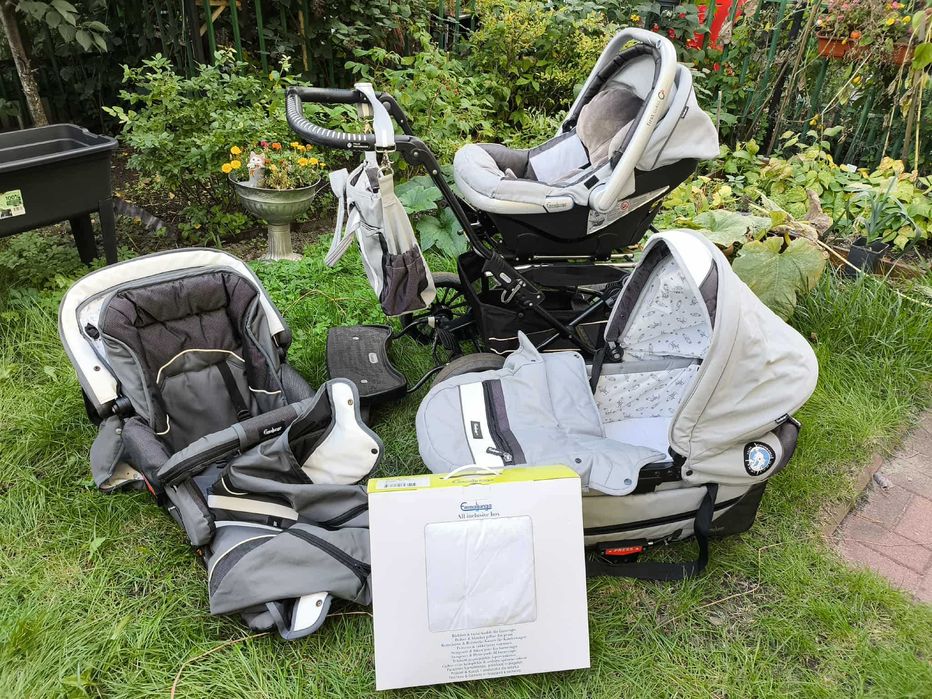 Wózek Emmaljunga 3w1 plus gratisy