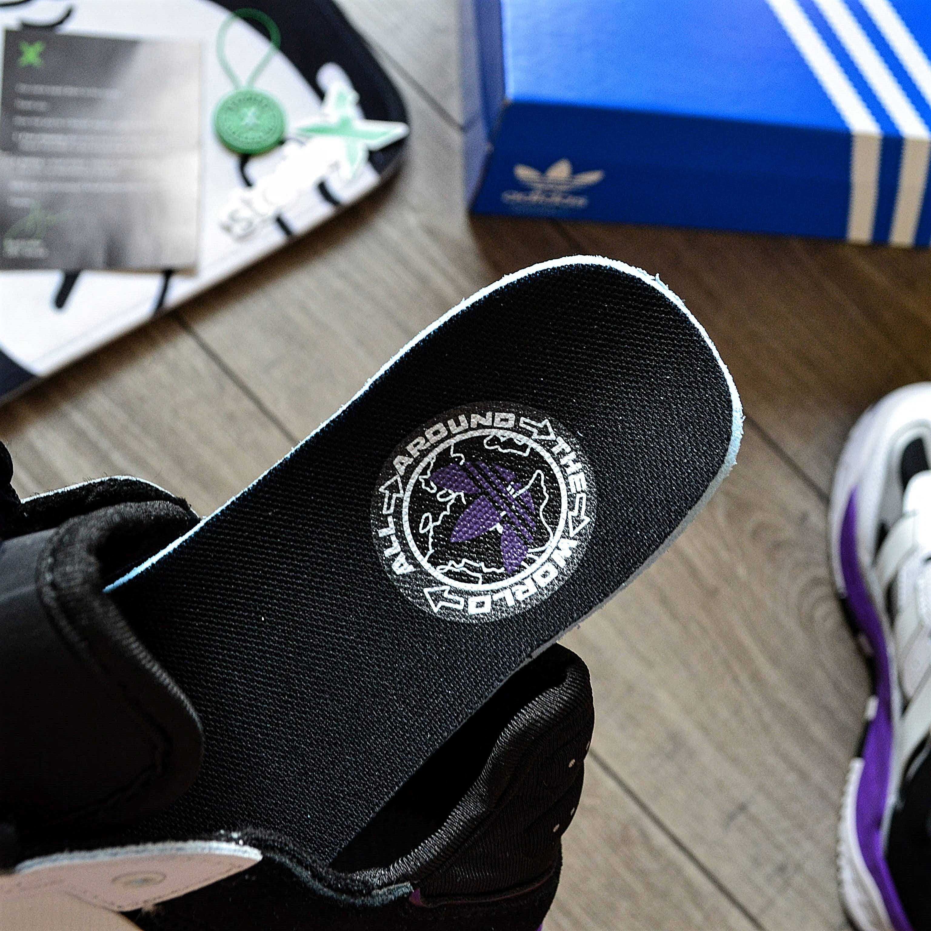 Чоловічі кросівки Adidas Niteball 'Purple\White\Black' Розміри 40-45