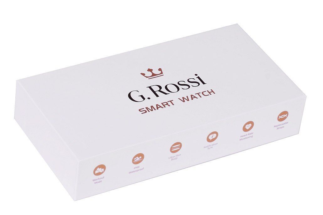 damski smartwatch g. rossi sw015-3 srebrny