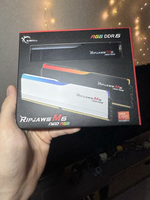 Оперативная память G.Skill DDR5 6000mhz Ripjaws M5 Neo RGB