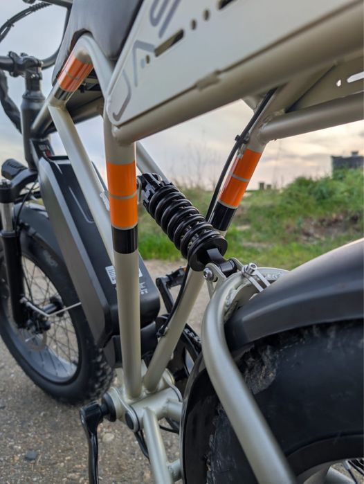 Bicicleta Elétrica JASION RetroVolt estilo Moto