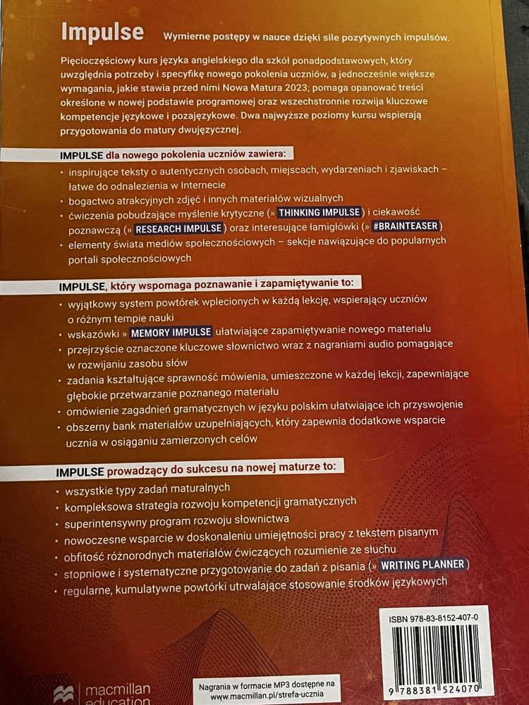 Impulse 4 Students book