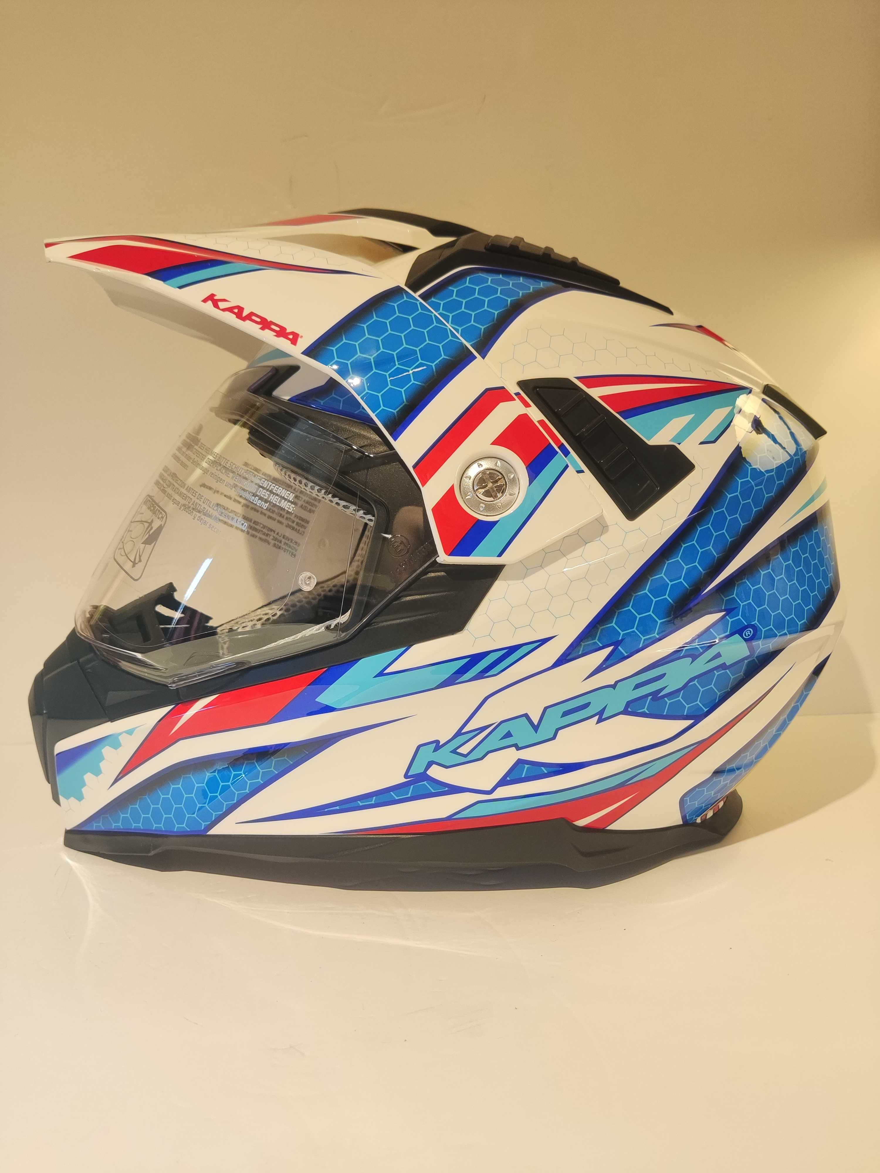 Capacete Kappa dual sport adventure motocross Moto4 novo