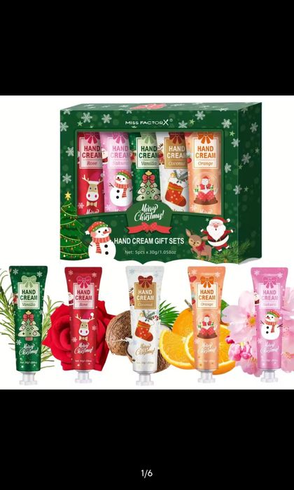 Крем для рук / набор 5 шт / новогодний  подарок