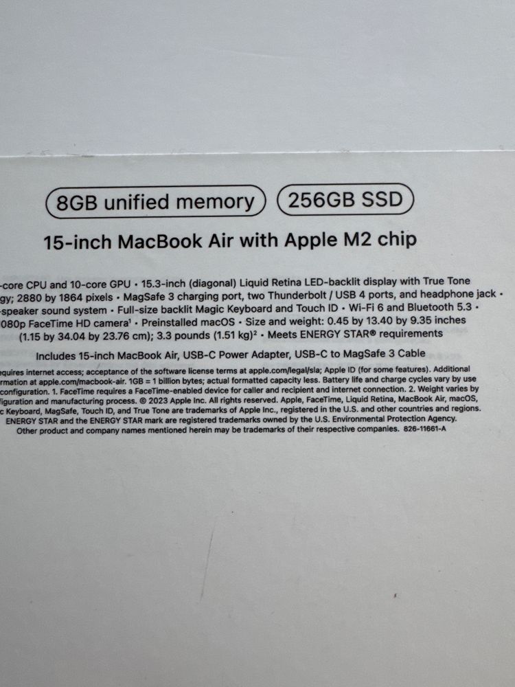 Коробка apple MacBook Air різні моделі