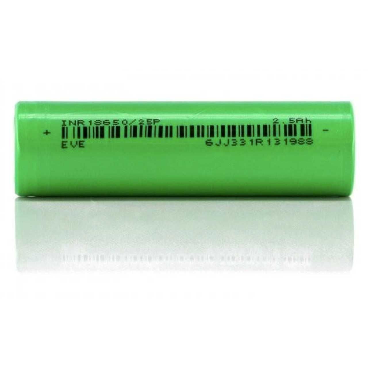 Високострумовий Li-ion акумулятор EVE 18650 25P 2500mAh