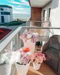 Apartament Gardenia  przy plaży z widokiem na morze + parking w garażu