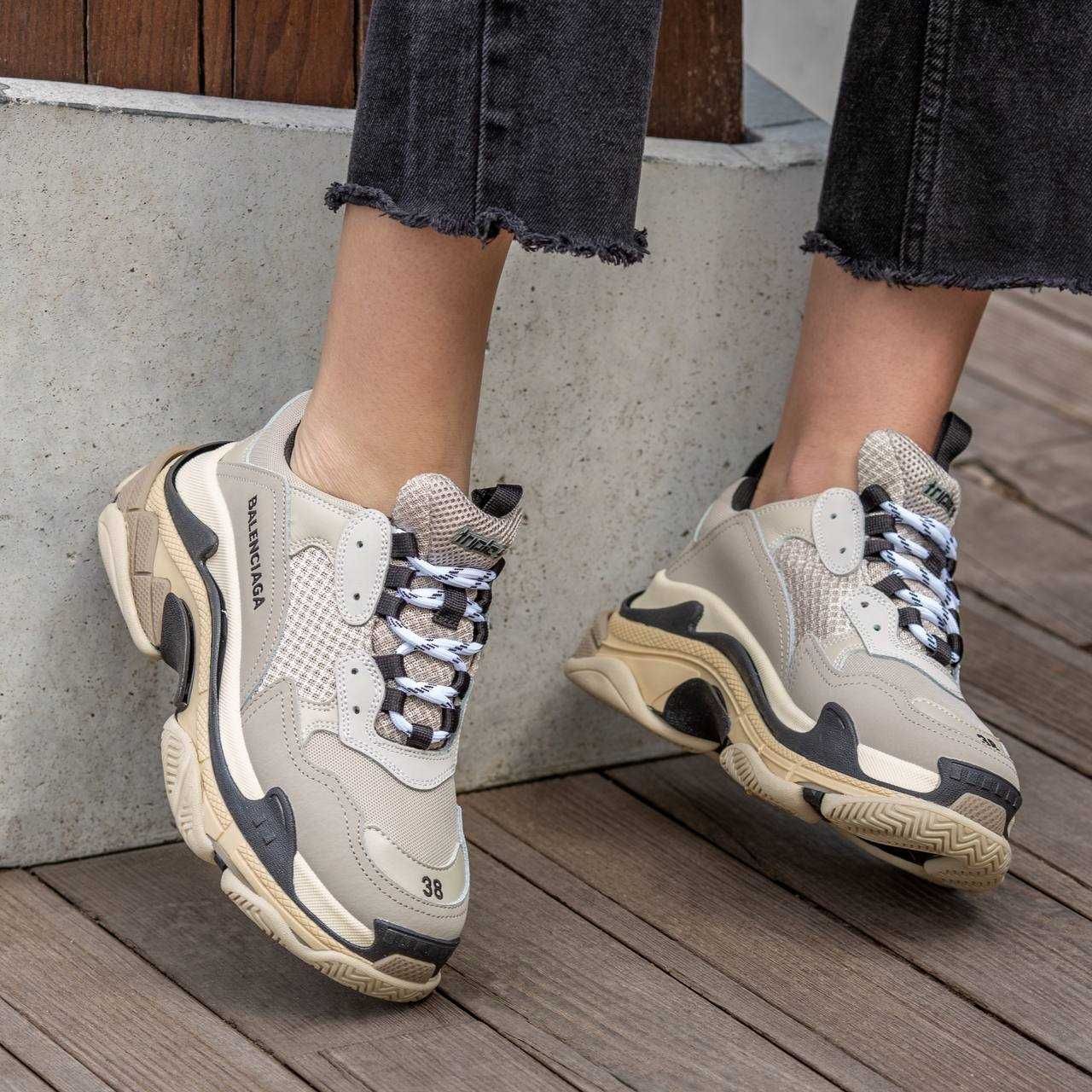 Damski buty Triple S Szare buty damski sneakersy 36 - 40