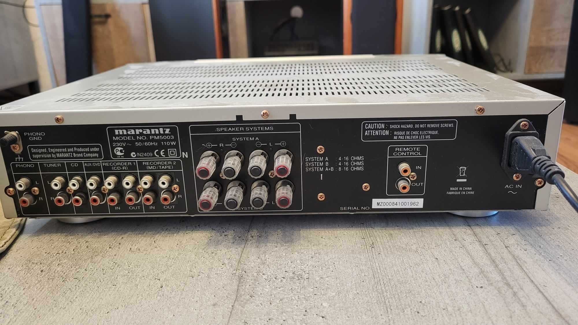 Wzmacniacz Marantz PM 5003, Głośniki Astra 4