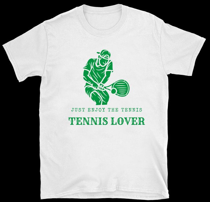 koszulka do gry w tenisa ziemnego, koszulka sportowa z nadrukiem tenis