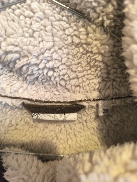 kożuch góralski serdak serdok kamizelka bezrękawnik folk futerko 38 M