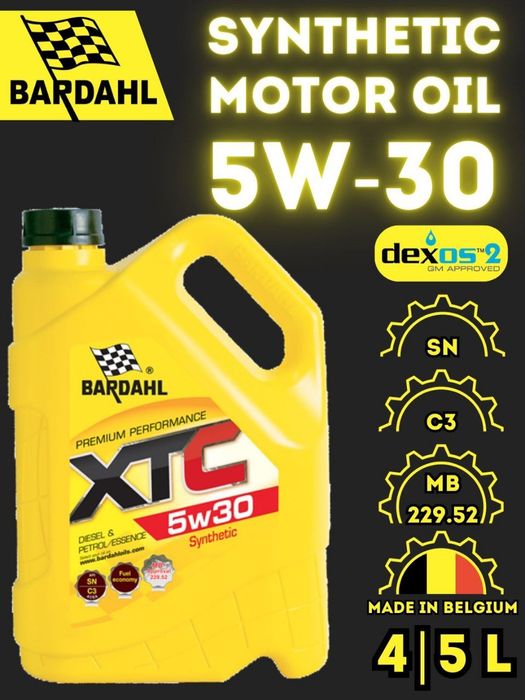 Моторна олива BARDAHL 5W-30 XTC
