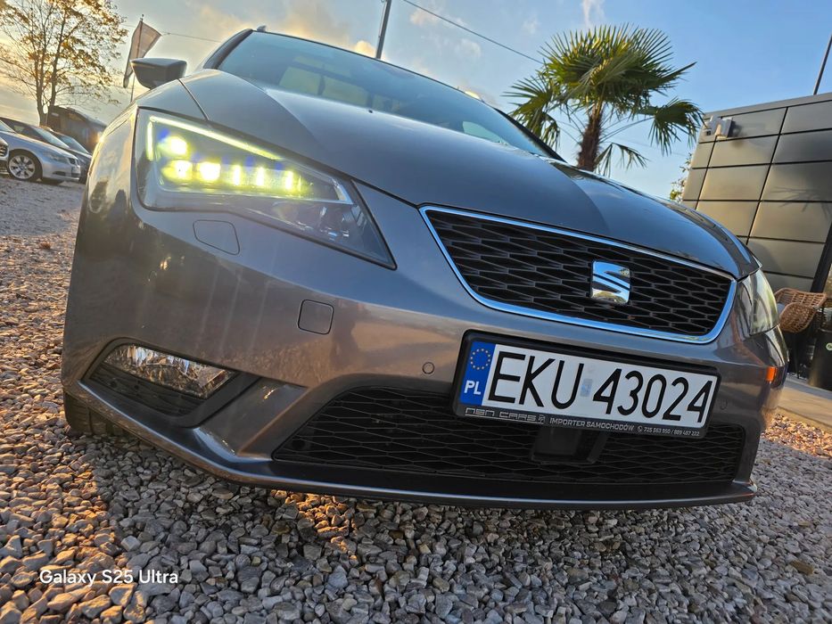 Seat Leon 1.6TDI#110KM#Aut#FullLed#Climatr#Navi#Panorama#Serwis#1 Rok Gwarancji!