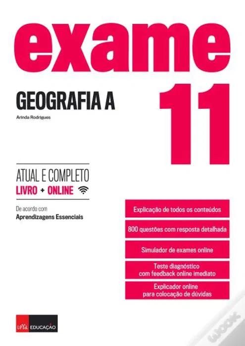 NOVO! Exame 11ºano Geografia A - Porto Editora