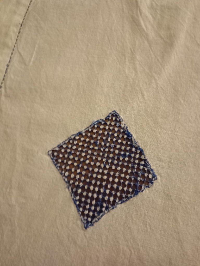 Lençol antigo branco