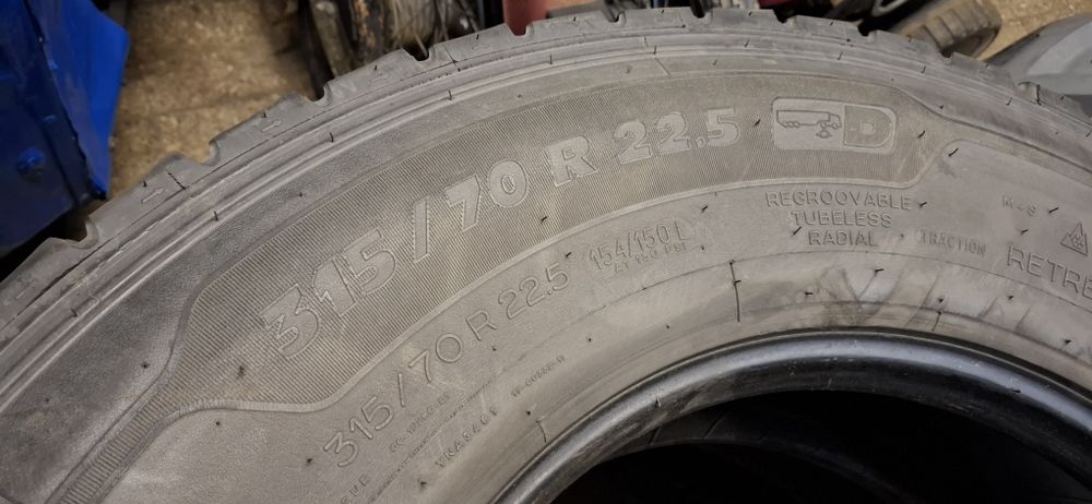 Opony michelin x line Energy remis dot 0121 r 22.5 ciężarowe tir