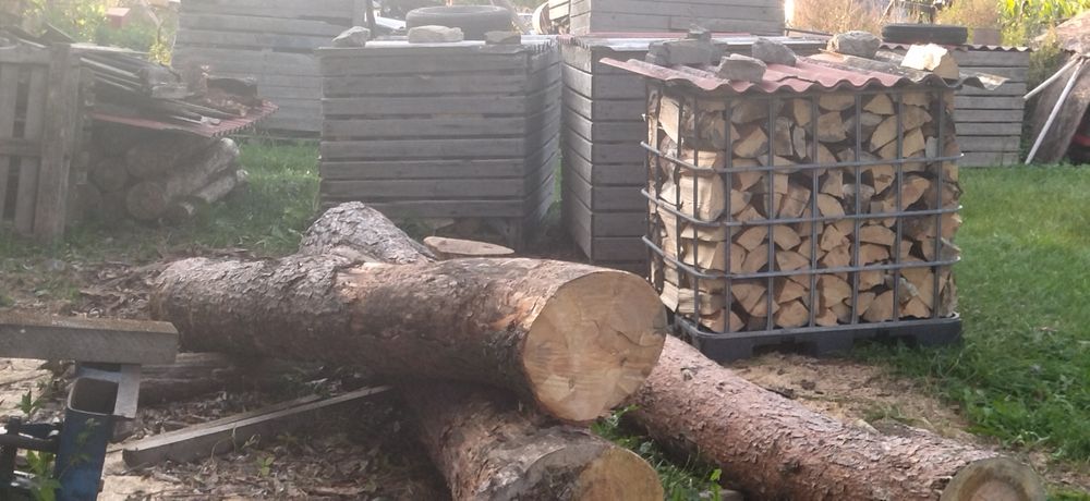 Drewno opałowe sosna transport