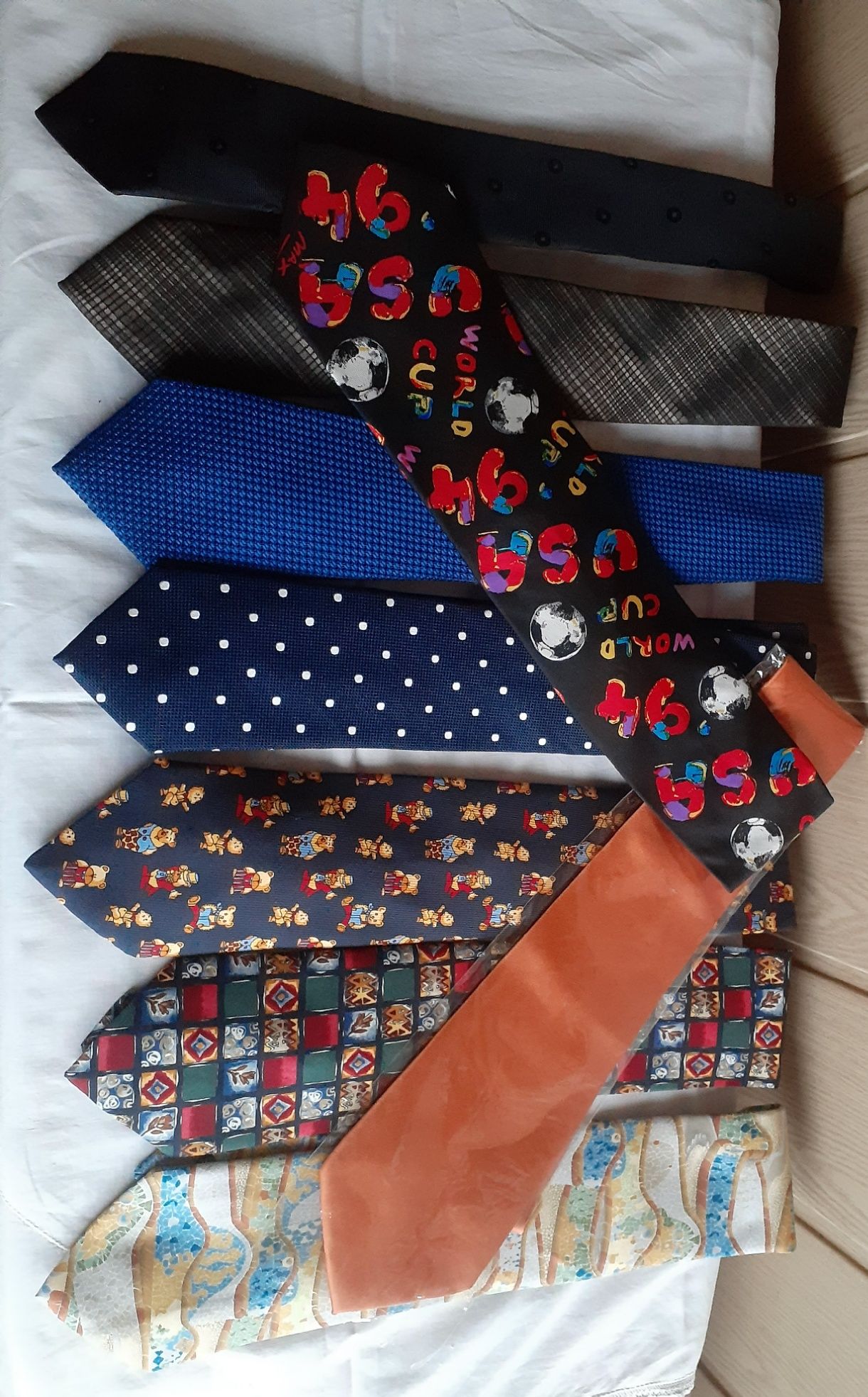 Новогодние галстуки. Для футбольных болельщиков галстук от RM Style, 1