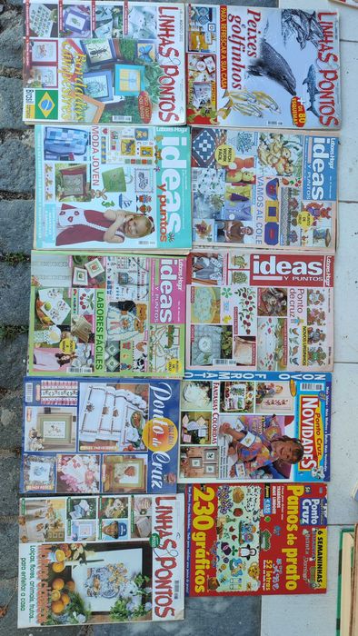 Lote 50 Revistas de Ponto Cruz