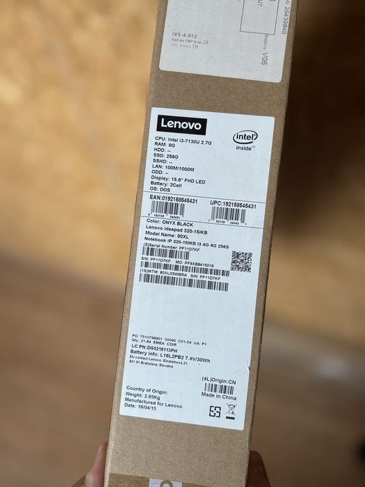 Ноутбук Lenovo IdeaPad 320-15IKB