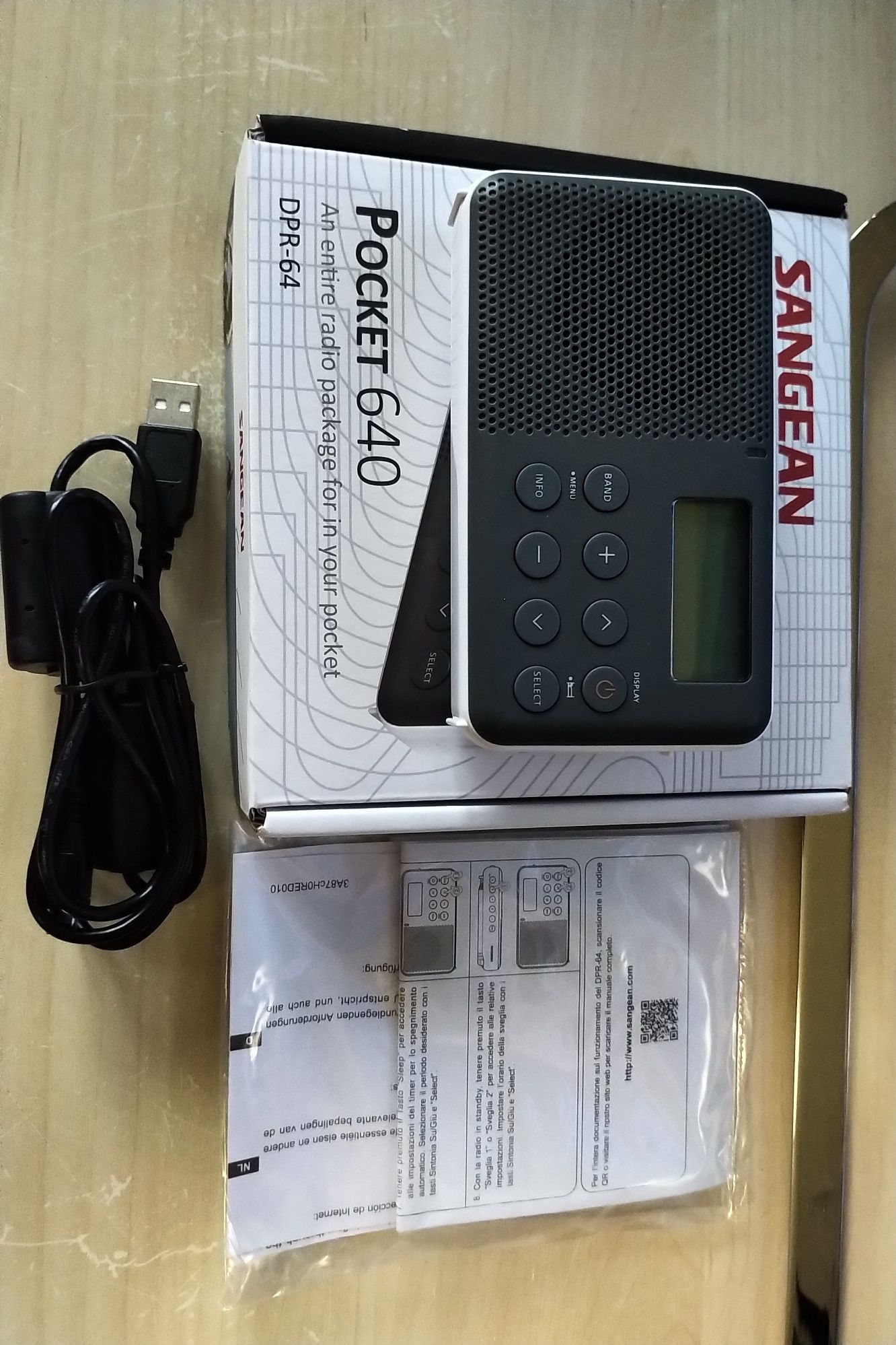 Radioodbiornik SANGEAN DPR-64 (Pocket 640)