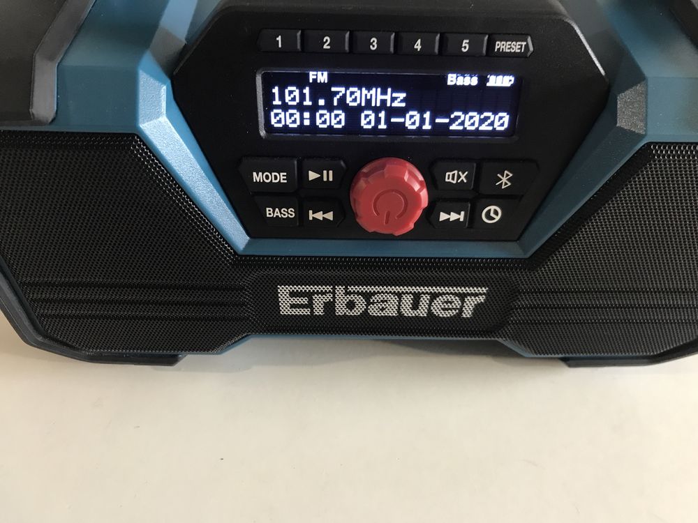 Будівельне FM-РАДІО Erbauer ERD18-Li з Англії