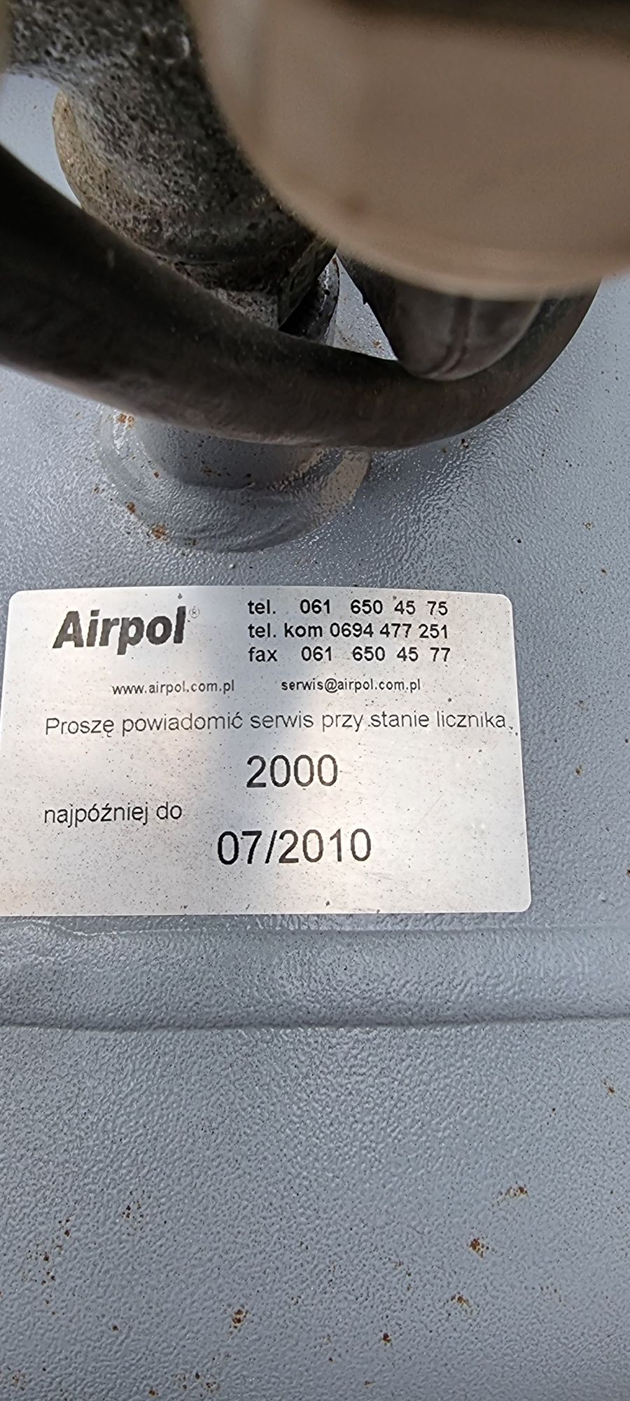 Kompresor sprężarka bezolejowa Airpol AB6 120l 1,5kw