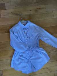 Голубая детская рубашка Zara