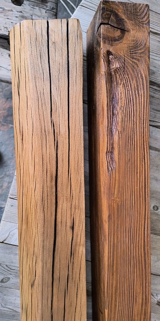 Półka drewniana handmade jasne drewno