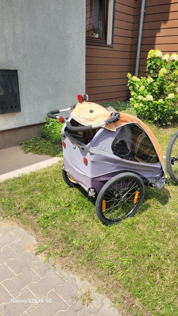 Burley Dlite  double  podwójna przyczepka rowerowa