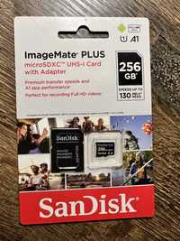 Sandisk sd card 256Gb/130mb