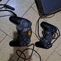 Playstation 2 com todos os acessórios