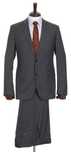 HUGO BOSS Hudson/Bay ciemnoszary garnitur męski 100% wełna r. 50