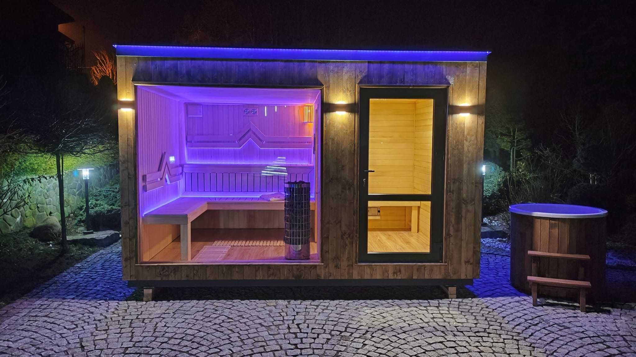 Sauna ogrodowa zewnętrzna Vegas Luxury Relaxroom