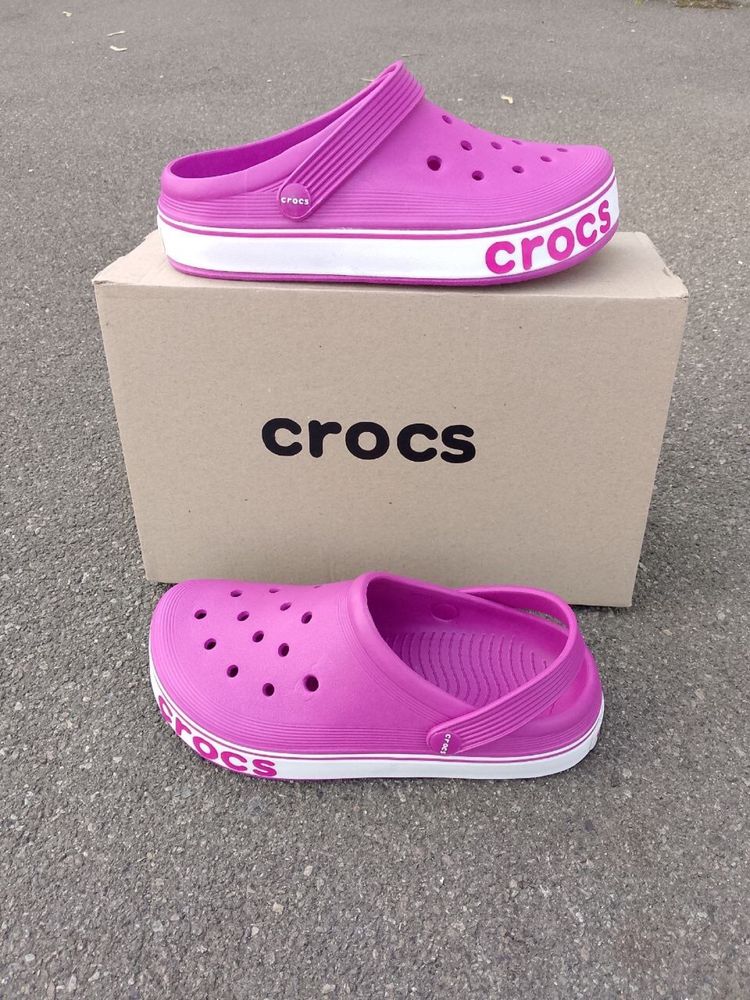 Шлепанцы Crocs женские Пляжные яркие кроксы сабо Новая Коллекция!