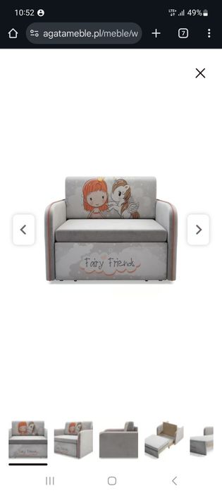 Sofa dziecięca Agata