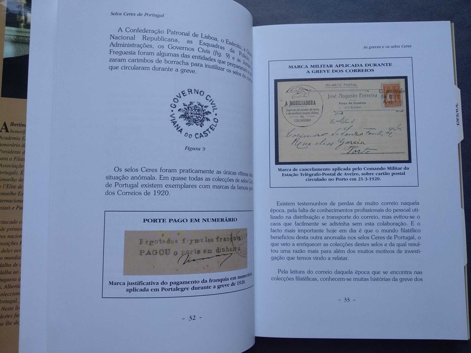 Livro "CERES de PORTUGAL"