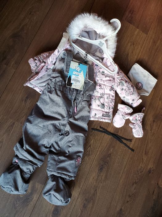 Зимний раздельный комбинезон Deux par Deux 12 мес 86см