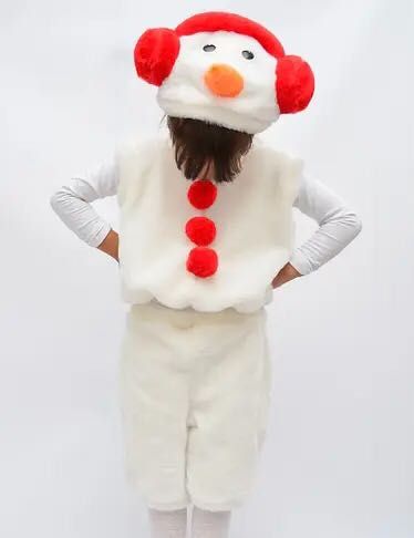 Дитячий новорічний костюм пінгвін та сніговик наложка