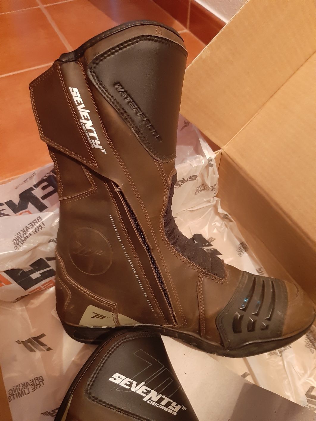 Bota de mota inverno