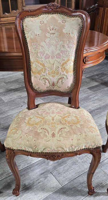 Unikatowy Francuski Rozkładany Stół + 4 Krzesła